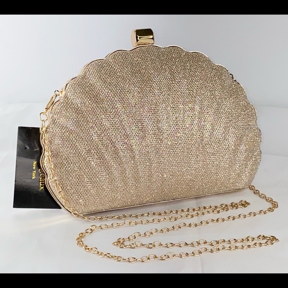 Handbags - Seashell Purse Clutch Handbag Cocktail Bag Chain